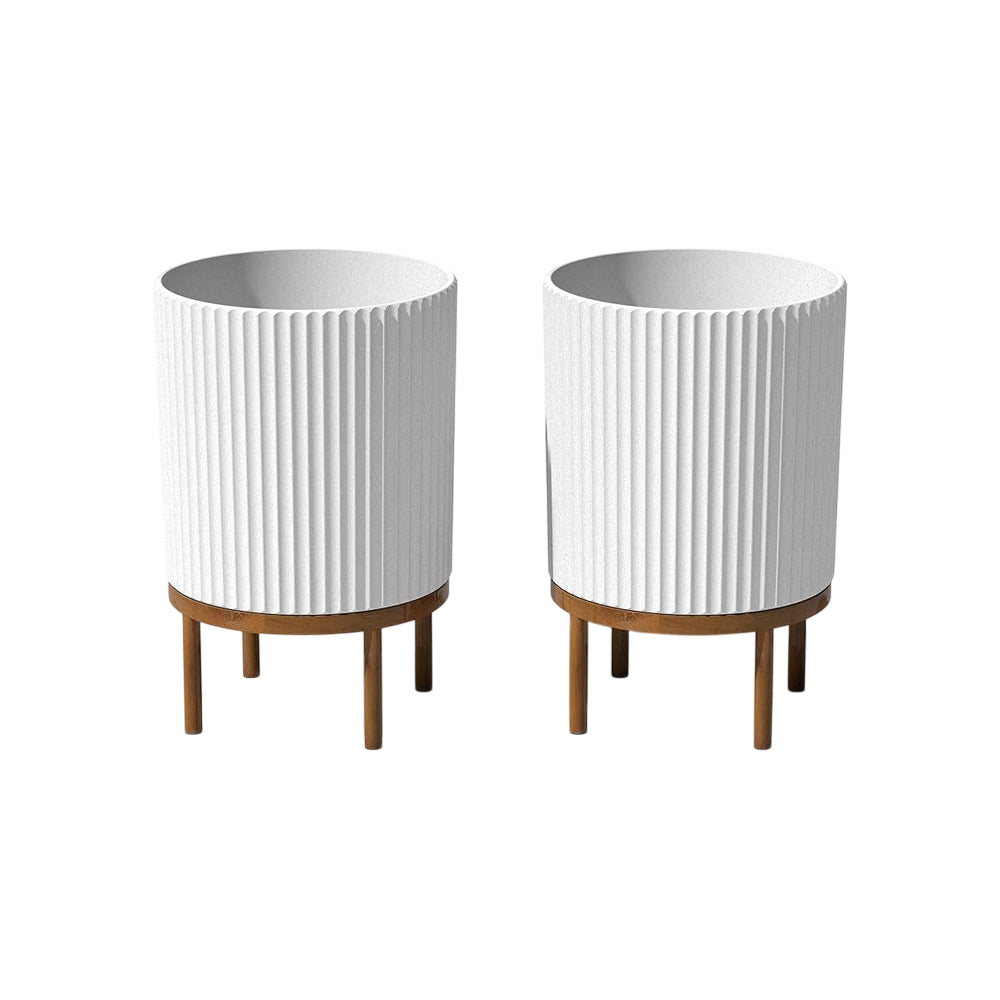 Set x2 macetas con patas